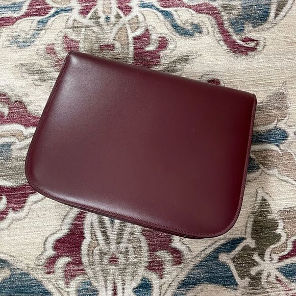 Celine Medium Box Bag Burgundy - Picture 6 of 9